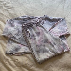 Tie dye sweatsuit